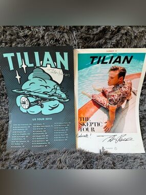Tilian Pearson Signed Tour Posters